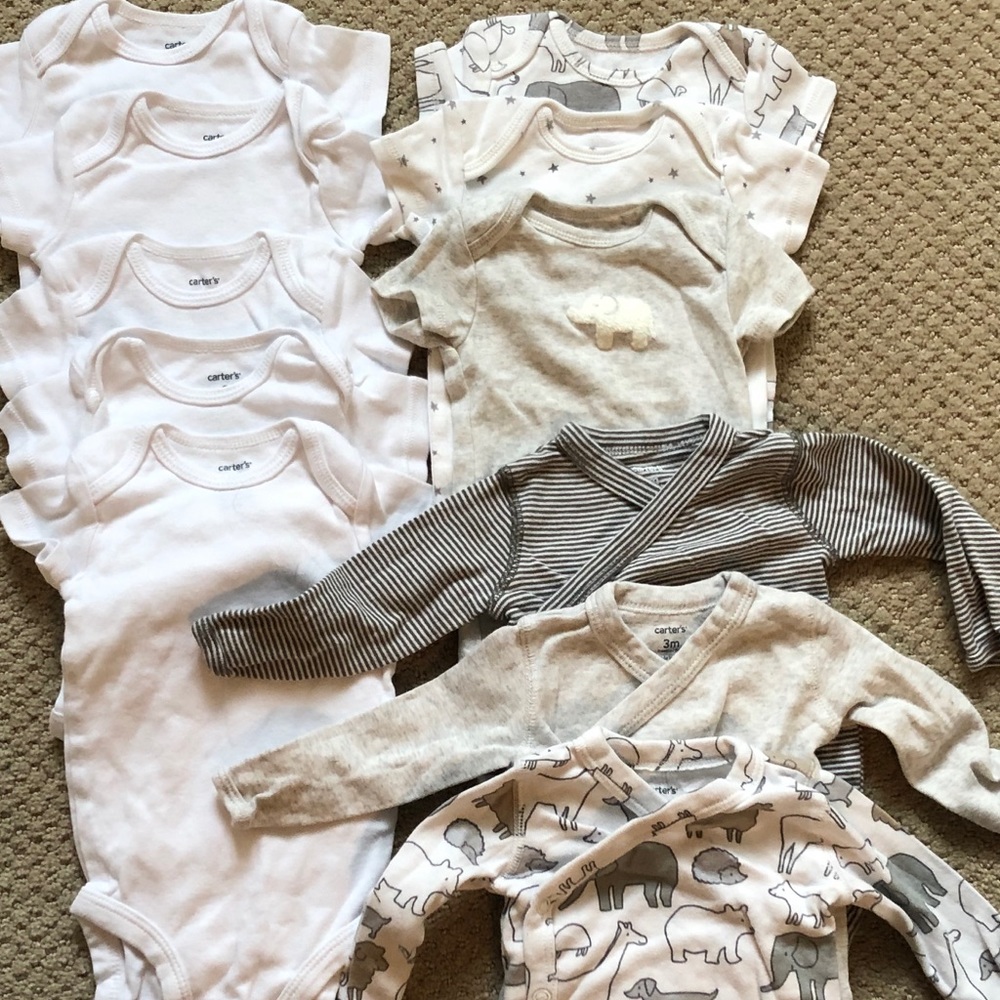 Carters neutral onesie bundle